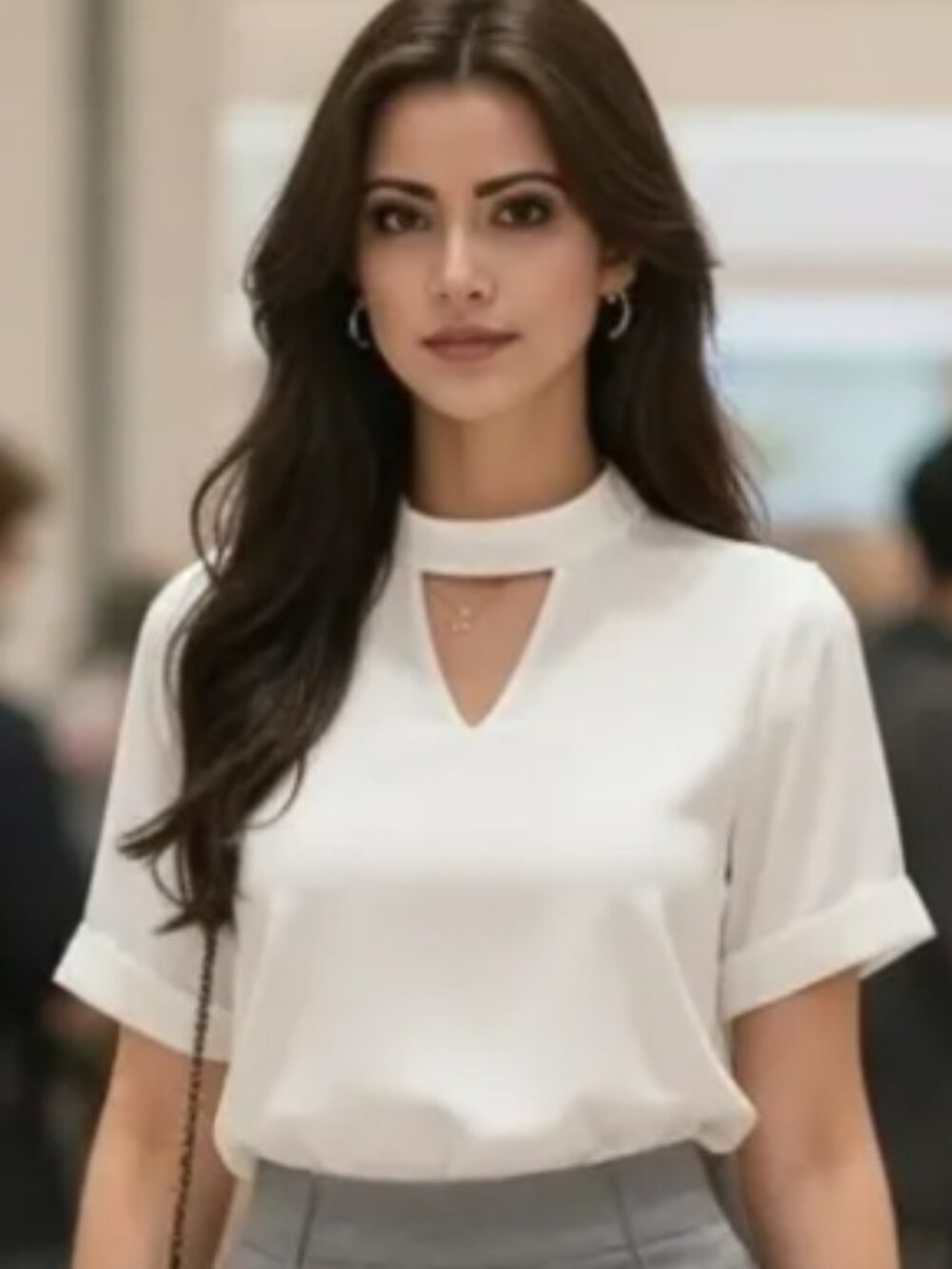 Express White Top 💗💗 Just Posted 🌹😃